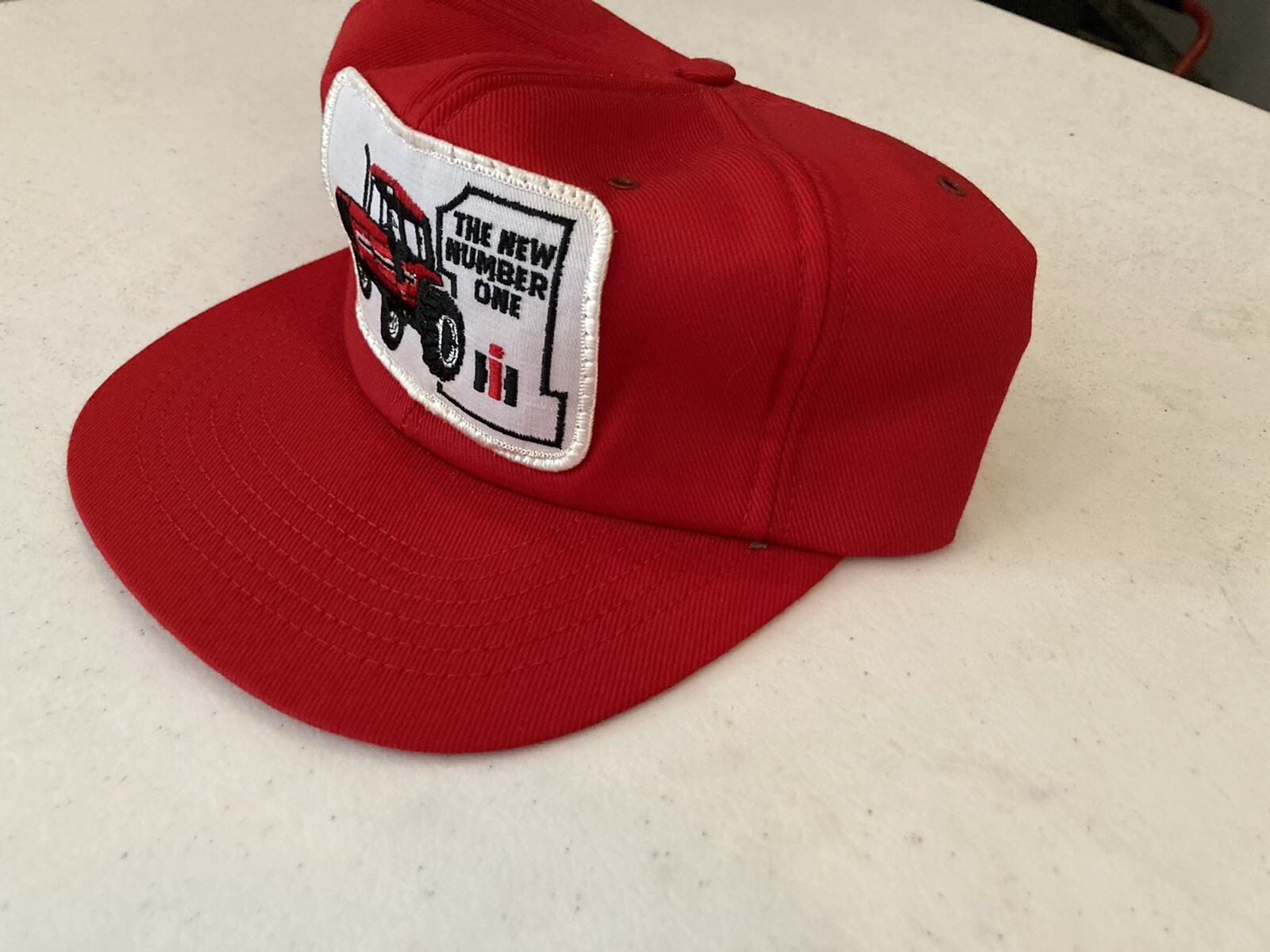 CASE Patch farming Trucker cap; Solid red ; snapb… - image 3