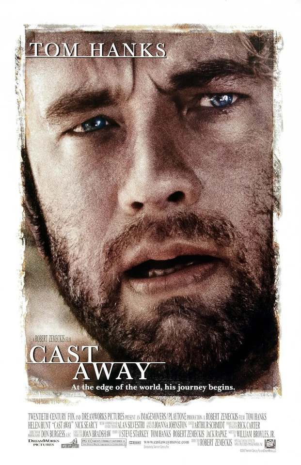 Castaway movie poster - Tom Hanks - 11 x 17 inches