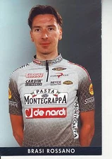CYCLING cycling card BRASI ROSSANO team DE NARDI PASTA MONTEGRAPPA 2001
