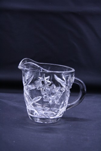 EAPC Prescut Clear Glass Anchor Hocking-Set of 4 Pitcher Candy Creamer BonBon - Picture 5 of 21