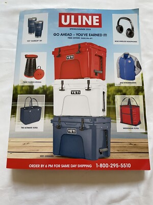 ULINE U LINE CATALOG Spring/Summer 2024 Shipping Supply Specialists Catalog