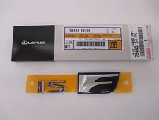 LEXUS OEM FACTORY REAR TRUNK EMBLEM NAME PLATE 2008-2014 ISF