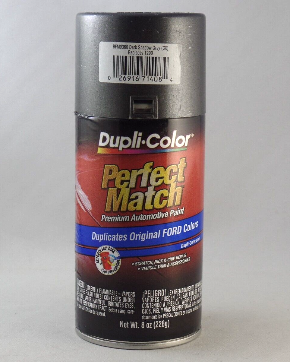 Duplicolor BFM0360 Dark Shadow Gray Ford Code CX 8 oz. Aerosol Spray