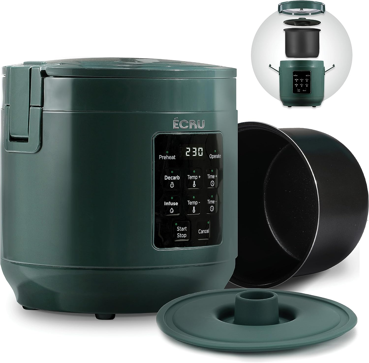 Herb Decarboxylator Infuser 2 in 13Oz Decarb Machine for Butter