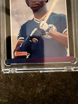 Ken Griffey Jr. Rated Rookie baseball card 1989 Donruss error | eBay