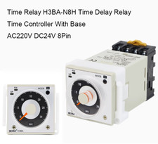 Time Relay H3BA-N8H Time Delay Relay Time Controller With Base AC220V DC24V 8Pin