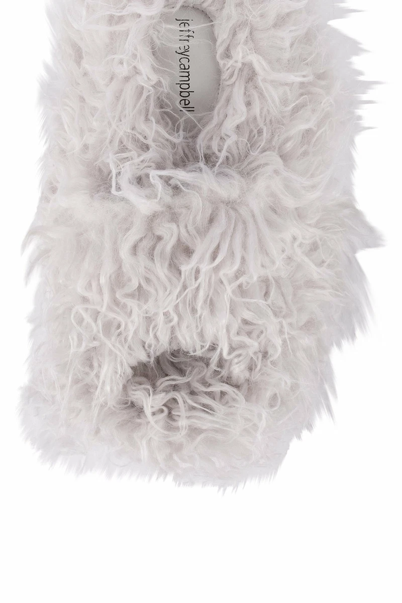 Jeffrey campbell sales fur slides
