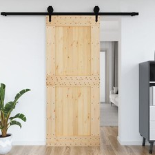 Tidyard Sliding Barn Door Interior Wooden Sliding Door Wardrobe Closet V4L0