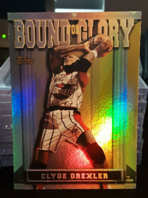 1997-98 Topps Bound for Glory Clyde Drexler Card #BG13 - HOF