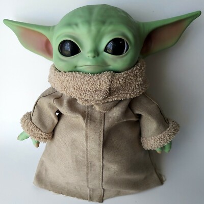 Star Wars Mandalorian The Child 11'' Plush Baby Yoda Grogu Doll Mattel GXB49