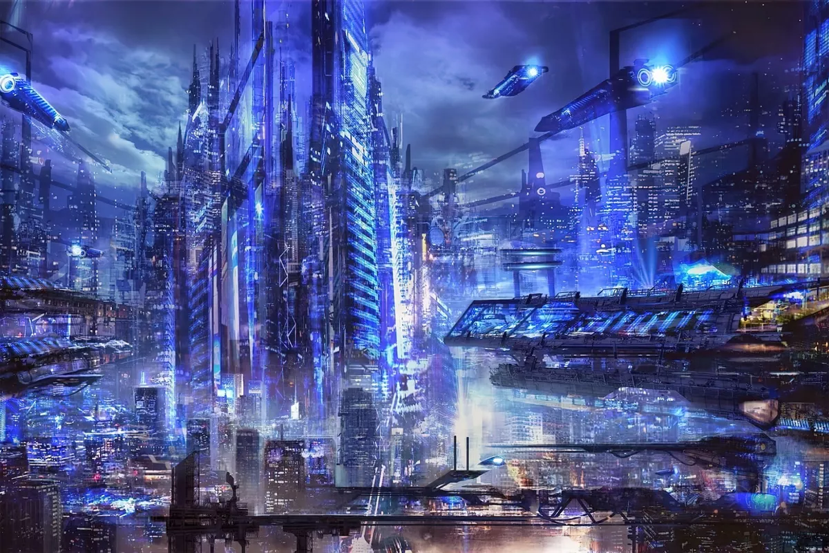 Premium Photo  Cyberpunk cityscape futurist illustration