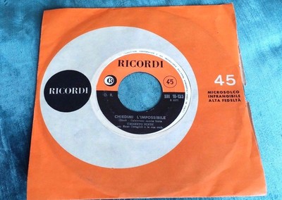 46 - 45 giri - UMBERTO BINDI, CHIEDIMI L'IMPOSSIBILE - SE CI SEI     11/16