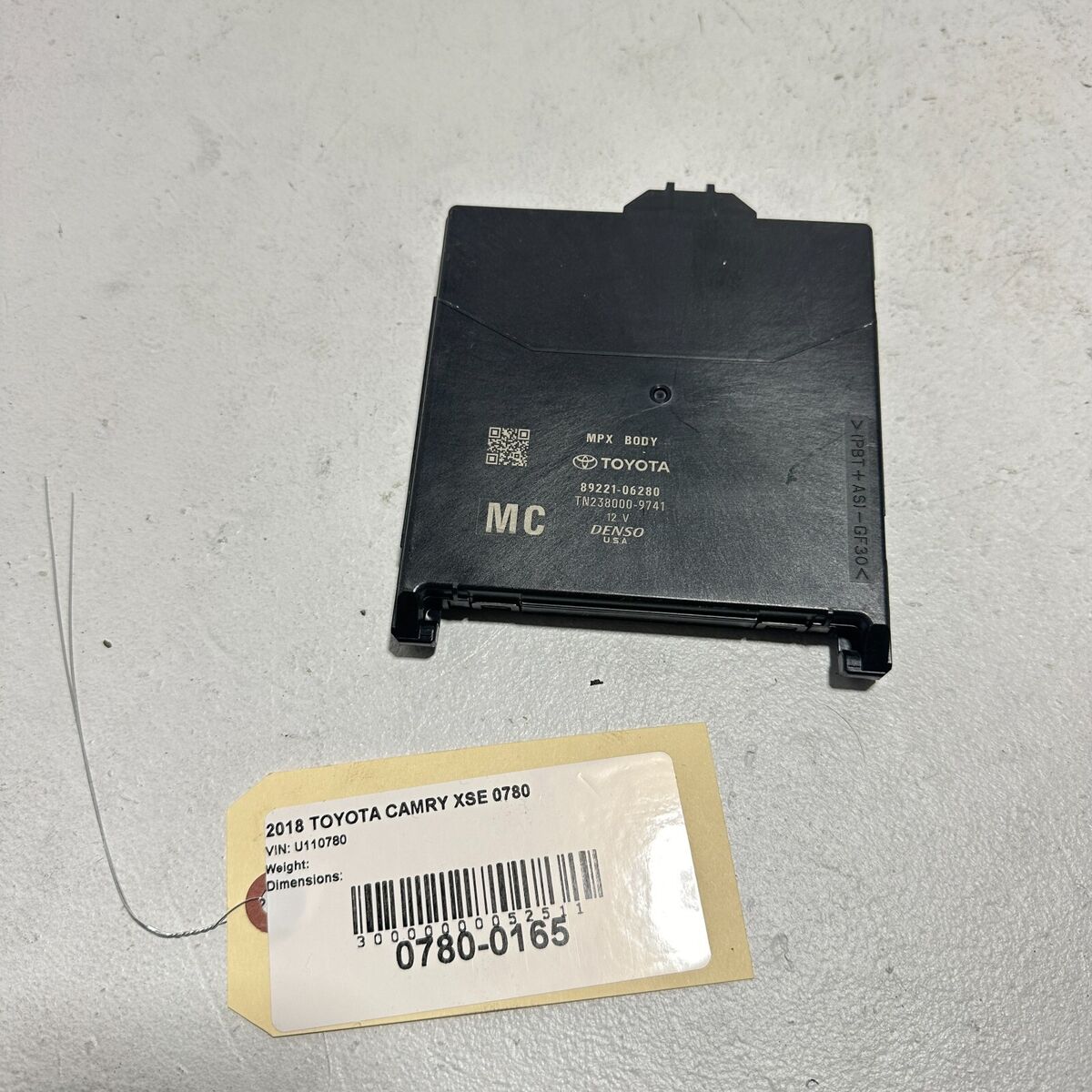 Toyota Camry XSE XLE Multiplex Network Body Control Module Toyota Camry XSE XLE Multiplex Network Body Control Module