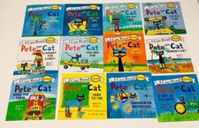 Set of 12 Pete the Cat Readers Phonics Paperback Books 2017
