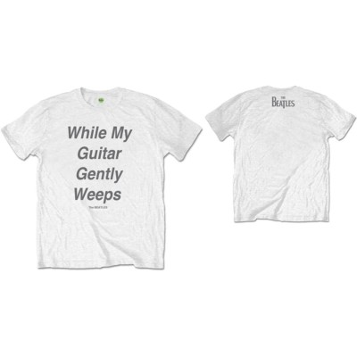 The Beatles While My Guitar Tシャツ L THE BEATLES SONG TITLE SERIES XL TEE-SHIRT