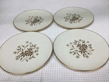 4 Lenox Starlight X-302 Bread Plates 7 3/4”