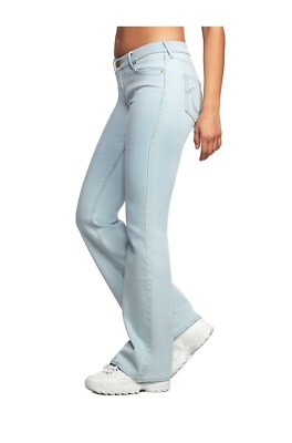 True Religion Womens Jeans Fey New Modern Flare Clean Wave Sky