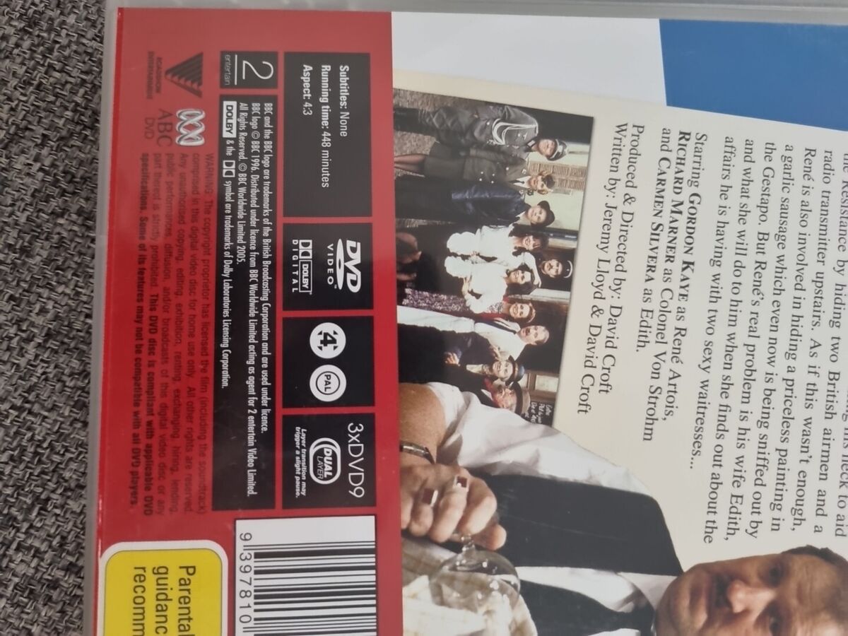 'Allo Allo' Complete Series 1 2 DVD BBC TV Show PAL R4 LIKE NEW 'Allo Allo' Complete Series 1 2 DVD BBC TV Show PAL R4 LIKE NEW