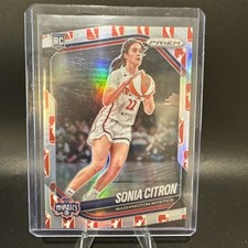 2025 Prizm WNBA Sonia Citron Logo Prizm #122 Washington Mystics RC
