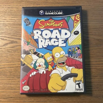 The Simpsons Road Rage (Nintendo GameCube, 2001) Complete With Manual!