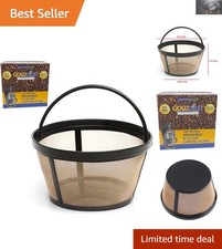 Reusable Coffee Filter Made in USA for Rich Flavor - Fits Mr. Coffee 8-12 Cups