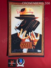 David Cronenberg autographed signed 11x17 photo Naked Lunch Beckett COA