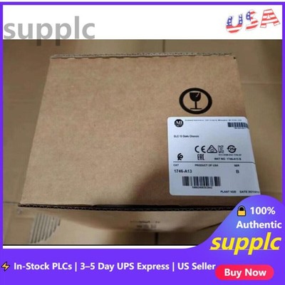 New Sealed AB 1746-A13  SLC 500 13 Slots PLC Chassis Rack 1746A13 US Free Tax
