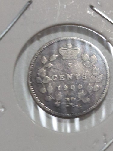 1886-1901 Canadian Silver 5c Coin Lot 5 Pcs - Picture 7 of 10