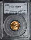 1925 Wheat Cent PCGS MS 64RD