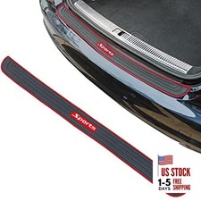 Rear Bumper Protector Guard 35" 2.75", Trunk Rubber Black 03 35" 2.75" 