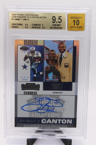 Emmitt Smith #1 2024 Panini Contenders Contenders to Canton card
