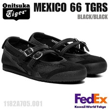 Onitsuka Tiger MEXICO 66 TGRS BLACK / BLACK 1182A705 001 Women's NEW 