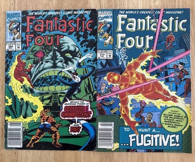 Fantastic Four #364 #373 Vintage Marvel Comics 1992