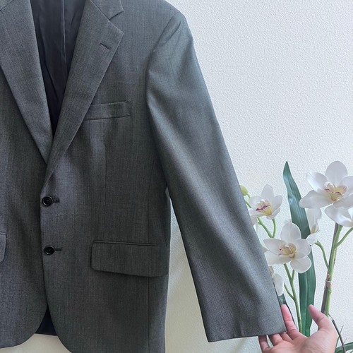 Brooks Brothers Grau 100% Wolle Größe 38 Herren Blazer Anzug Jacke Sport Mantel Preppy - Bild 4 von 10