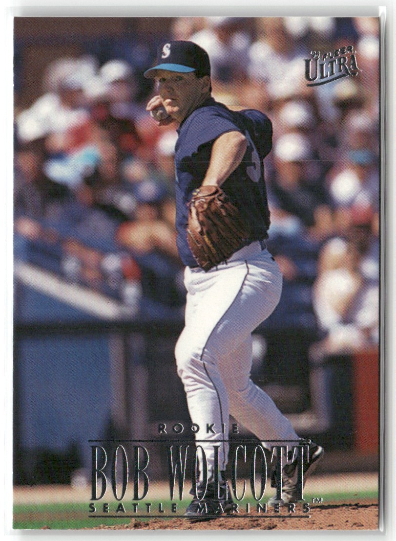 1996 Fleer Ultra Bob Wolcott Seattle Mariners #417 RC