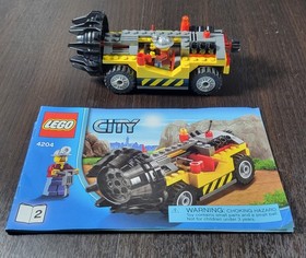 Lego City Set #4204 The Mine 100% Complete With Instruction Manual