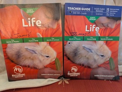 God's Design Life (MasterBooks) - (Grade 3-8) Science Student Workbook & Teacher