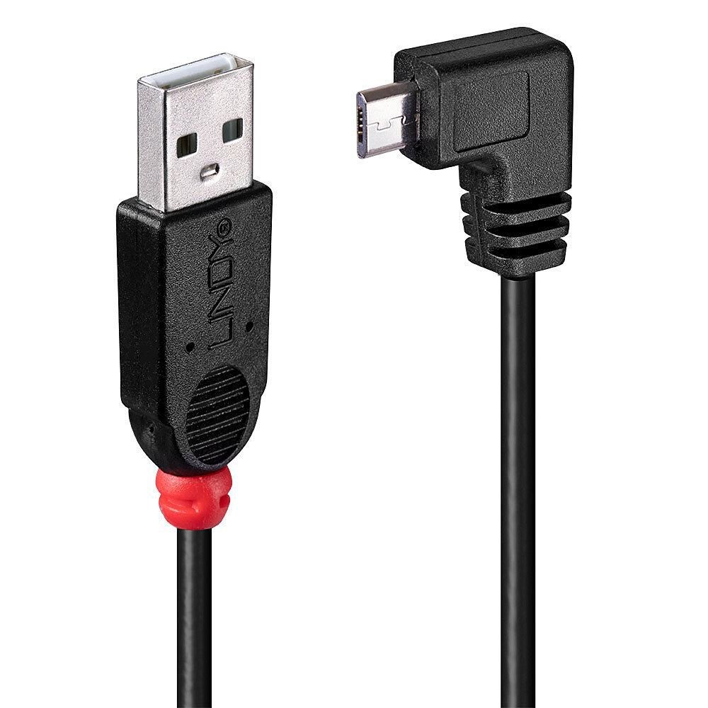 Lindy 31976 1m USB 2.0 Type A to Micro-B