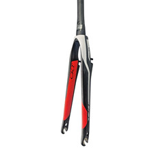 CKT Carbonio Tapered 1.5 " Forcella Bici da Corsa Rilascio Veloce 9 X 100 MM Rot