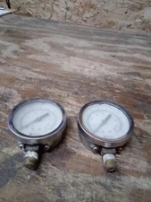 WEKSLER INSTRUMENTS 0-15 PSIG Stainless Steel Gauge x2