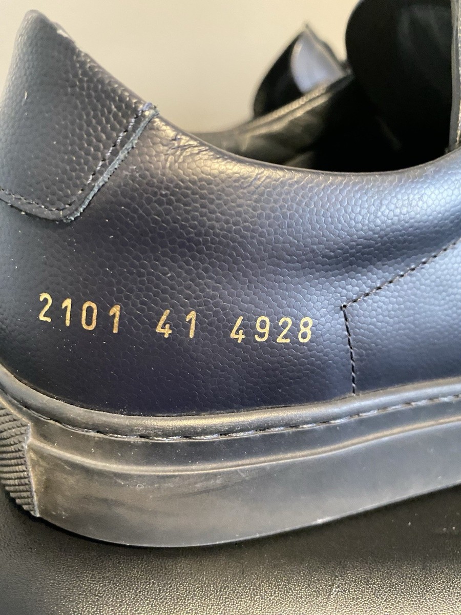 Common Projects Original Achilles Leather Sneaker Navy 2101 4928