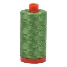 A1050-1114 Solid 50wt 1422yds Grass Green Mako Cotton Thread Sewing Craft