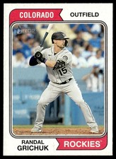 2023 Topps Heritage Randal Grichuk Colorado Rockies #233