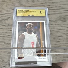 LeBron James 2014 Upper Deck 25th Anniversary Promo UD25-LJ Miami Heat MBA 9