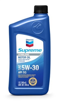 Chevron Supreme SAE 5W-30 Motor Oil - 1 Quart 1 (Pack of 1) 
