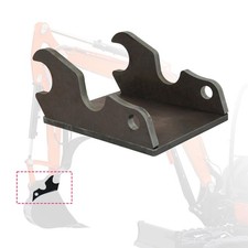 W/Plate Quick Attach Brackets Bucket Ears For Kubota KX040 U35 KX71 KX91 KX121
