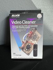 ALLSOP VCR VHS Head Tape Path  Tape Drive CLEANER Model 61000 - No Solution