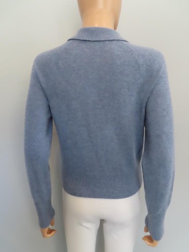 VERONICA BEARD Strickjacke schieferblau Cheshire Kaschmir Größe S - Bild 11 von 11