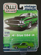 2021 Auto World 1970 Dodge Challenger T/A, Green Go, Release 5, Version A