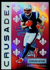 2018 Panini Rookies & Stars #CRU-38 Sony Michel Crusade Pink #/85
